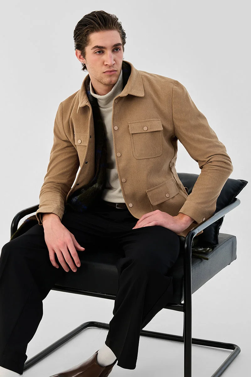 SNITCH Snap Button Corduroy Luxe Jacket